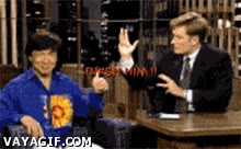 fatality,mortal kombat,mortal konan,conan o'brien,jackie chan,presentador,preguntas,fight,plató