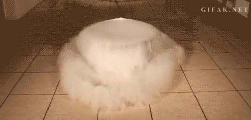 burbuja,evaporar,cubo,agua,experimento,vapor