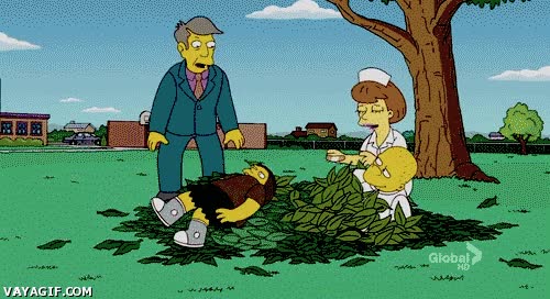enfermera,decapitado,dolph,kerny,hojas,director skinner,tirita,los simpson