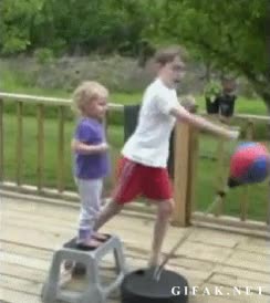 hermano,golpe,rebote,cara,caer de culo,boxear