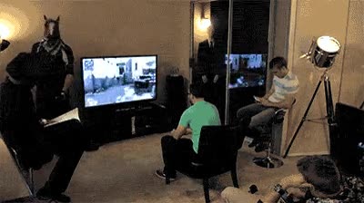 harlem shake,slender,real,caballo,matar