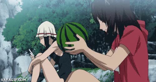 cabezazo,air gear,romper,cabeza,sandia