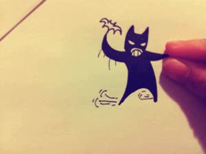 animacion,escapar,batman,dibujo,dedo,mano,muerto