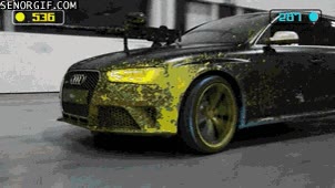 coches,paintball,caro,audi,persecucion,pintura
