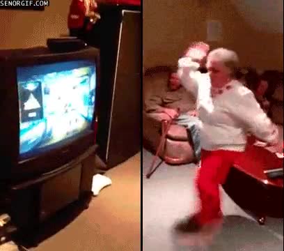 videojuegos,abuela,xbox kinect,80 años,vicio,vieja