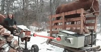 Corte,Leña,Caballo,Cinta,Electricidad,Energia gratis