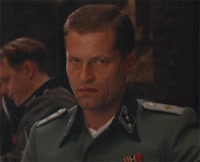 hate you,odio,Hugo stiglitz,Malditos Bastardos,mirada,expresion