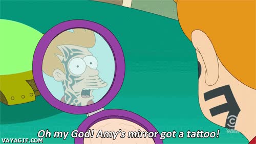 Tatuaje,Espejo,Amy,Futurama,Viva Mars Vegas!,Fry