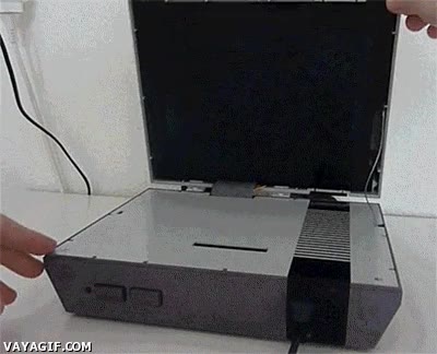 mod,nintendo,pantalla,tecnologia,nes,años 80 y siglo XXI juntos