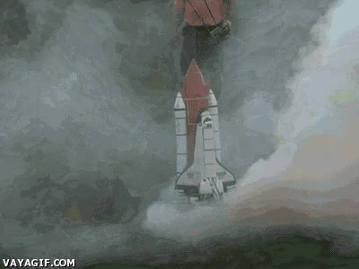 Nave espacial,Cohete,Fail,Fallo,Humo,Despejar,Control