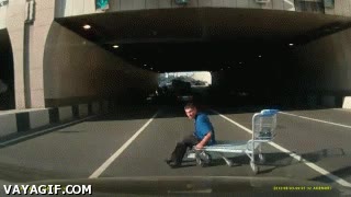 supermercado,atropellar,coches,carro,carrito,autovía,imbecil