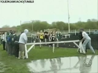 olvidar,tonto,valla,huevos,golpe,salto,resbalar