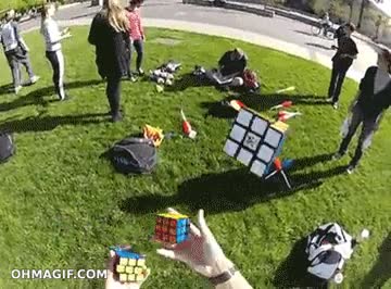 cubo de rubik,resolver,malabares,impresionante,crack,genio