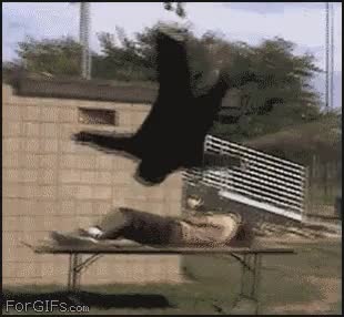 Pequeños errores de cálculo que hacen la vida de los demás más divertida wwe,plancha,salto,mesa,mortal,fail,golpe