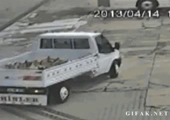 Atropellar,Atropello,Camión,Turista,Camioneta,Fotografiar