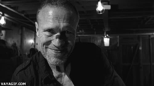 Merle Dixon,The Walkind Dead,mirada,sonrisa,expresion,picardia,travieso