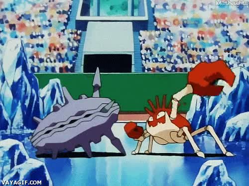 Kingler,Cloyster,ligar,fin de semana,finde,almeja cerrada