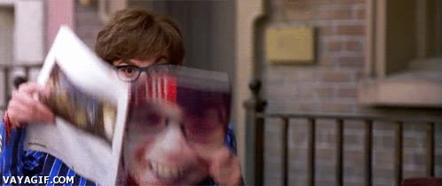 escondite,camuflaje,Austin Powers,pelicula,revista,espionaje,expresion
