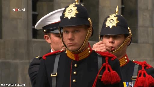 Polic&iacute;as,Soldados,Mentos,Mal Aliento,Guardia real
