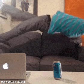 refresco,pared,ilusi&oacute;n,caminar por la pared,gravedad