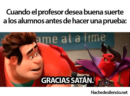 Profesor,Rompe Ralph,Satan,examen,Demonio,Satanas