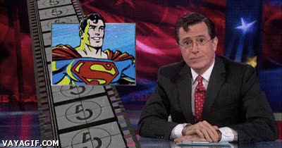 Superman ahora trabaja en la televisión, pero guardadle el secreto comico,presentador,programa,superman,tele,television