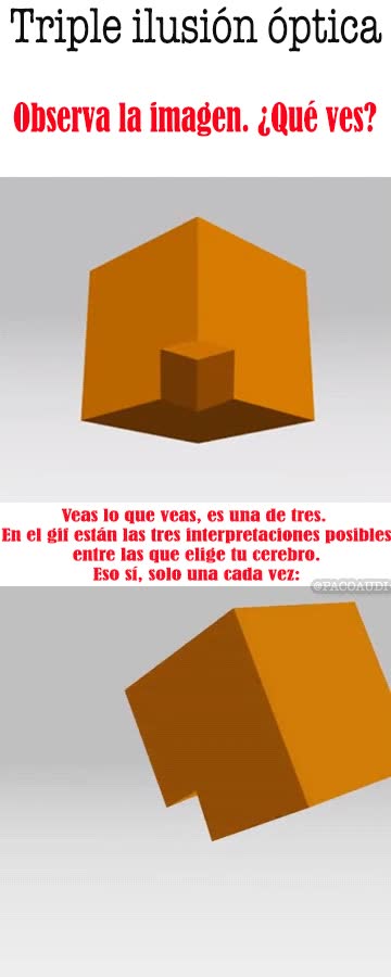 cerebro,cubos,triple,ilusión,depende de cada uno,interpretacion