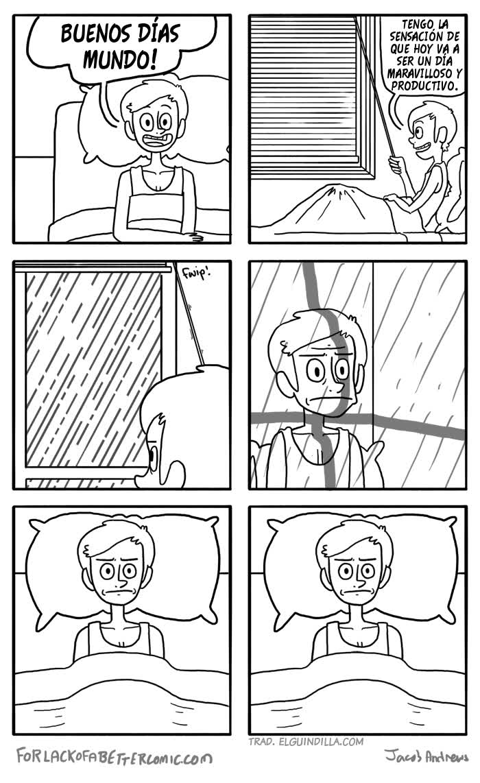 esto es lo que pasa cuando me levanto de buen humor llover,buenos dias,lluvia,cama,sabana,almohada