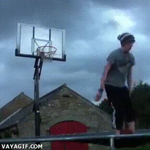 baloncesto,cama el&aacute;stica,giro,pelota,tonto,canasta,pelotazo