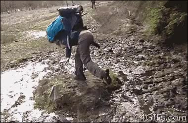 torpe,de boca,charco,barro,saltar,acampada,saco