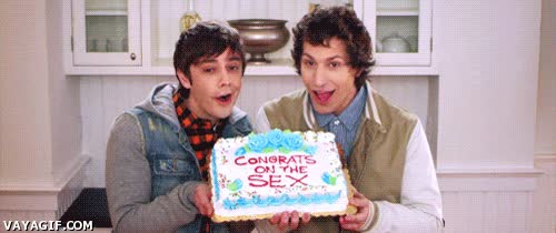 pastel,felicitacion,tarta,lonely island,ideal por lo que supone,virgen,virginidad,expresion