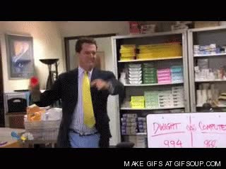tarde,the office,celebrar,baile,fiesta,viernes