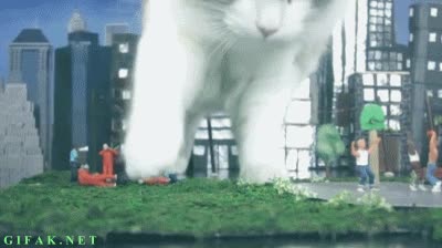 Próximamente en los mejores cines: Catzilla, el terror felino gigante Maqueta,Gato,Monstruo,Godzilla,Ciudad,Destruir,Gigante