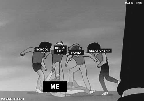 pareja,padres,vida social,a veces nada puede ir peor,estudiar