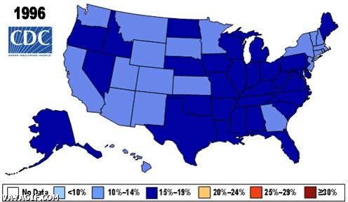 obesidad,estados,porcentaje,peor,con tanto mcdonald's al final pasa esto,eeuu