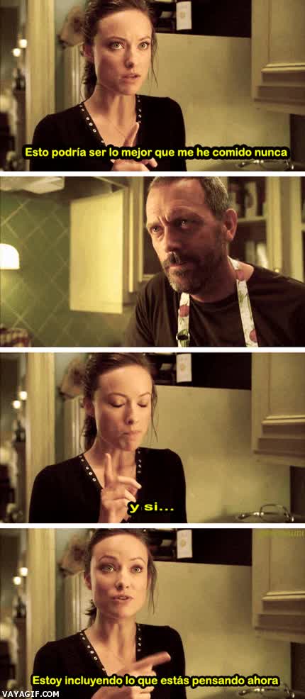 pregunta,cocina,rico,comida,Doctor House,pensamiento