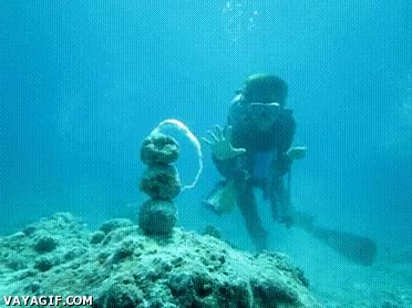 burbuja,buzo,kamehameha,Buceo,Dragonball,Agua,Globo,Aire,Lanzar,Roca