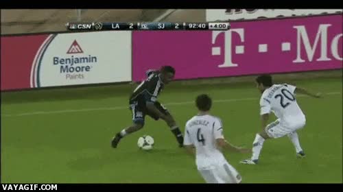 dejarlo sentado,finta,regate,la galaxy,futbol,defensa