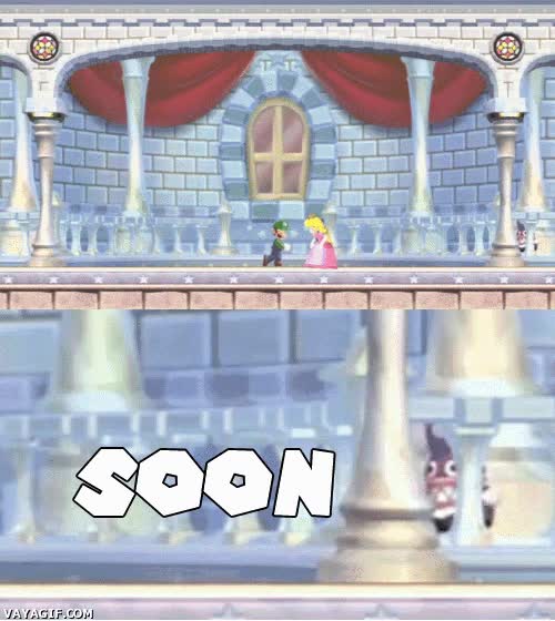 princesa peach,esperar su venganza,videojuego,luigi,new super luigui u,soon