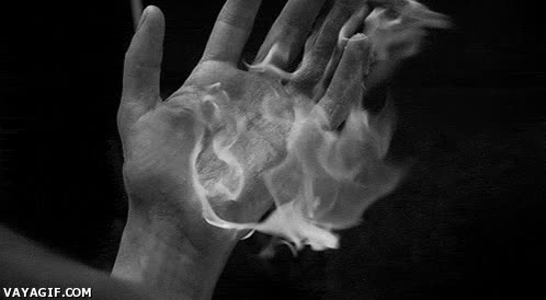 mano,padres,on fire,llamas,tanta friccion,fuego
