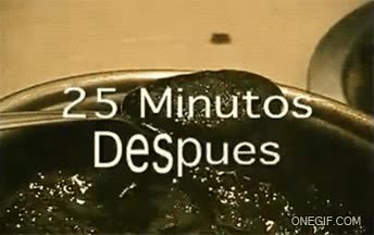 hervir,coca cola,25 minutos despues,pure,hervida