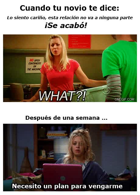 Ninguna ruptura es fácil, sobretodo si te la tomas desde el odio the big bang theory,penny,sheldon,novios,romper,venganza,una semana