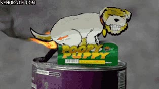Sinceramente, a los fabricantes de material pirotécnico cada vez se les va más la olla cagar,petardo,mechero,fuego,mierda,como con la serpiente del faraon,perro,caca,poopy puppy