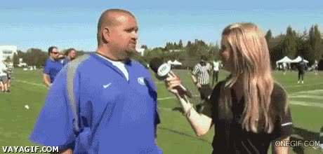 entrevista,reportera,prohibido,golpe,jugador,rugby,placaje