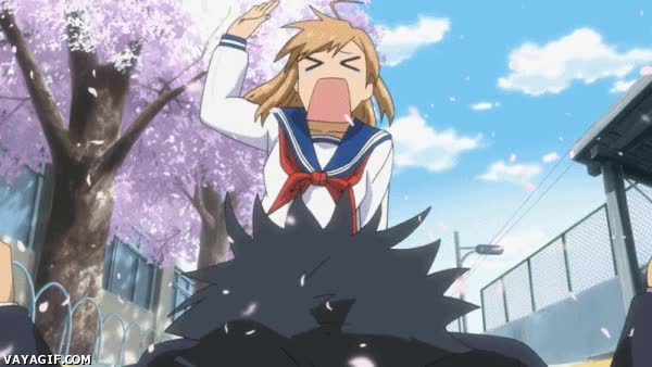 anime,bofetadas,hostias,paliza,pregunta,guapa,nueva vecina