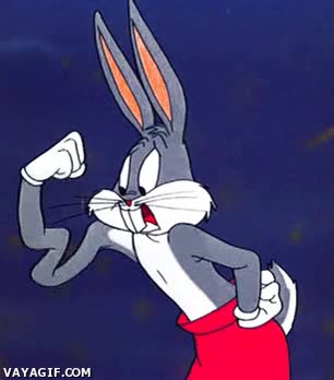 Bugs Bunny,brazo,musculo,gimnasio,flojucho,cuerpoescombro,brazoalambre