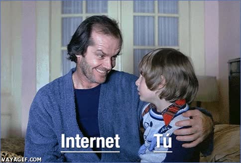 el resplandor,jack nicholson,internet,humano,tentacion,tu