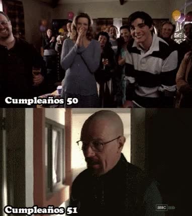 50,amc,breaking bad,cumpleaños,51,cumplir,cifras redonda,cincuenta