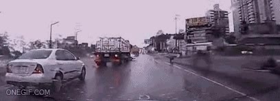 Cami&oacute;n,Coche,Accidente,Carretera,Llevar,Rusia