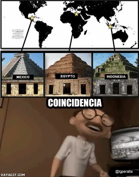 Obras peculiarmente similares en lugares distantes del mundo ¿Será obra de aliens? distantes,Indonesia,México,Egipto,pirámides,aliens